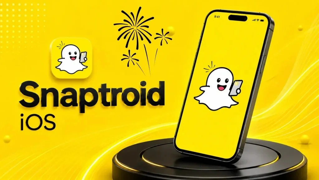 Snaptroid interface on an iPhone