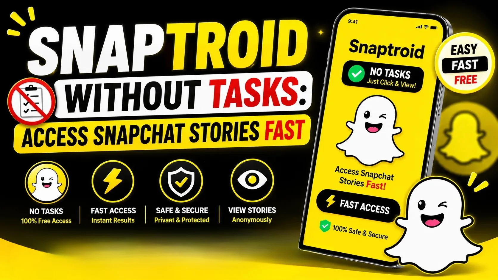 Using Snaptroid without completing tasks or surveys